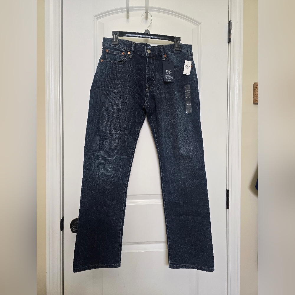 GAP Men's Blue Athletic Jeans